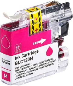 Cartouche compatible Brother LC-123M - Magenta