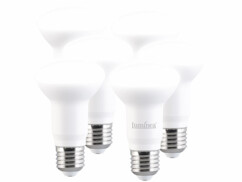 6 ampoules LED à réflecteur E27 - 7 W - 630 lm - Blanc lumière du jour Luminea