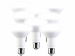 8 ampoules LED E27 - 11 W - 950 lm - Blanc lumière du jour Luminea