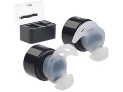 ecouteurs audio bluetooth sans fil avec boite de rangement chargeur IHS-450 auvisio