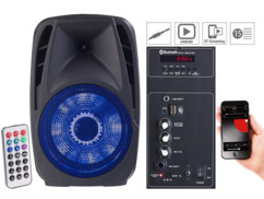 Enceinte mobile avec lecteur MP3, fonction bluetooth et karaoké PMA-900.k