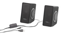paire hauts parleurs puissants pour PC avec subwoofer intégré Auvisio