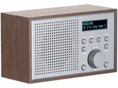 radio internet design bois avec reveil et bruits nature pour endormissement asmr irs-315 auvisio