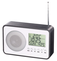 Radio-réveil FM design avec port de chargement USB Auvisio