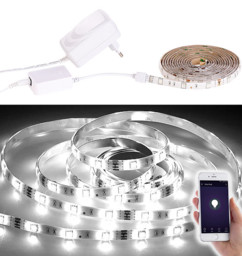 Bande LED LAK-515 - 5 m blanc lumière du jour - Avec accessoires