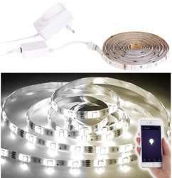 Bande LED LAT-530 - 5 m blanc ajustable - Avec accessoires