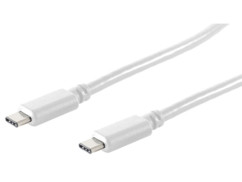 Câble USB type C vers type C - USB 3.1 Gen 2 - blanc - 150 cm C-Enter