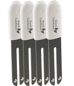 pack 4 detecteurs de croissance pour plantes avec surveillance lumiere temperature humidité et application royal gardineer