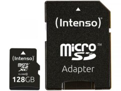 Carte mémoire microSDXC 128 Go, Classe 10, avec adaptateur SD