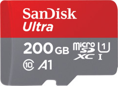 carte micro sd xc 200 go classe 10 100 mbps mo/s