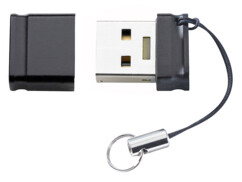 Slim Line USB 3.0 clé de mémoire avec 128 GB, argenté
