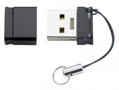Slim Line USB 3.0 clé de mémoire avec 128 GB, argenté