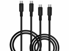Pack avec câble USB-C 1 m et câble USB-C 2 m coloris noir