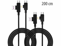 2 câbles USB-A / USB-C vers USB-C / Lightning - 2 m