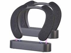 2 enceintes tour de cou TV avec amplificateur audio