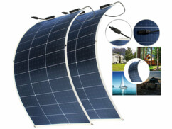 Pack de 2 panneaux solaires avec 8 ventouses et mode d'emploi en français