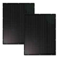 2 panneaux solaires monocristallins fins 215 W