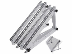 2 supports en aluminium pour panneau solaire jusqu'à 150 W de la marque Revolt
