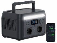 Batterie nomade connectée et convertisseur solaire HSG-500 onduleur – 614,4 Wh