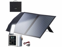 Batterie nomade et convertisseur solaire HSG-650 avec panneau solaire 100 W