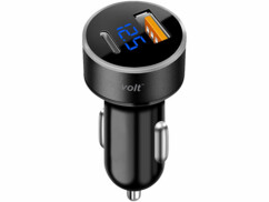 Chargeur USB Allume cigare 12 / 24 V écran batterie