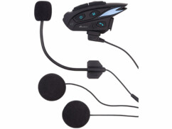 Intercom moto pour jusqu’à 8 personnes avec fonction bluetooth