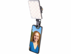 Lampe à selfie rechargeable pour smartphone 60 LED à intensité variable CCT