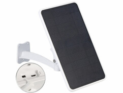 Panneau solaire 5,5 W avec batterie 5000 mAh pour caméra ip micro-usb