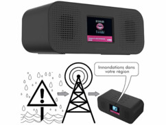 Radio stéréo DAB+ et FM avec fonctions EWF et bluetooth