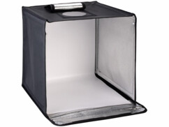 Studio photo pliable avec éclairage LED CCT - 62 x 62 x 62 cm
