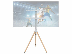 Support trépied pour téléviseur 40 à 65" - gris / beige