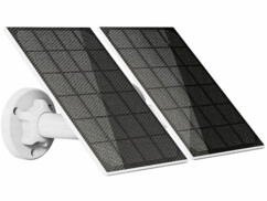 2 panneaux solaires universels 3 W pour caméra IP avec port USB-C de la marque Revolt