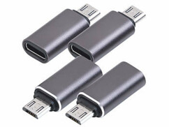 Pack de 4 adaptateurs USB-C vers Micro-USB