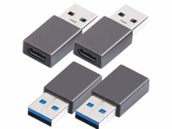 Pack de 4 adaptateurs USB-C vers USB-A