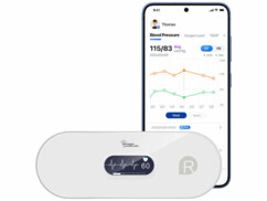 Appareil de mesure ECG mobile connecté avec écran OLED