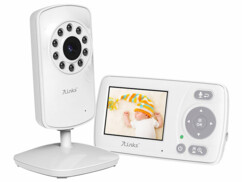 Babyphone HD avec écran LCD 2,4" et vision nocturne