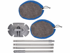 Brosse et gant de lavage auto réglable jusqu'à 160 cm