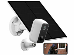 Caméra de surveillance outdoor IP Full HD connnectée IPC-670 avec panneau solaire Micro-USB 5 W