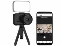 caméra timelapse UHD 4K avec éclairage LED