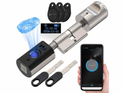 Cylindre de porte électronique biométrique connecté TSZ-535