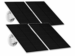 4 panneaux solaires universels 5 W pour caméra IP avec port USB-C de la marque Revolt