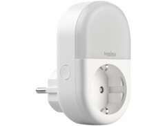 Prise connectée et veilleuse 2 en 1 modèle SF-100.ln Luminea Home Control.