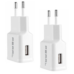 2 chargeurs secteur USB 2,1 A 10,5 W