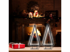 Sapins de Noël décoratif lumineux USB métal