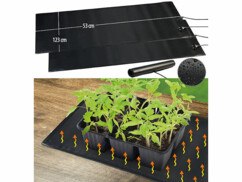 Pack de 2 tapis chauffant électriques pour cultures et animaux exotiques