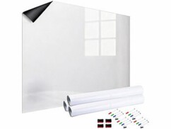 4 films tableaux blancs magnétiques adhésifs - 150 x 100 cm