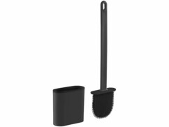 Brosse pour WC en silicone noir