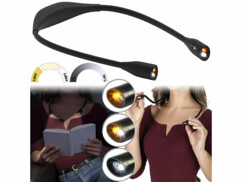 Lampe de lecture tour de cou rechargeable à LED