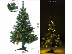 Sapin de Noël artificiel 120 cm 100 LED