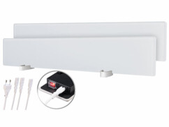 Pack de 2 panneaux infrarouges électriques anti-moisissures de la marque Sichler Haushaltsgeräte
